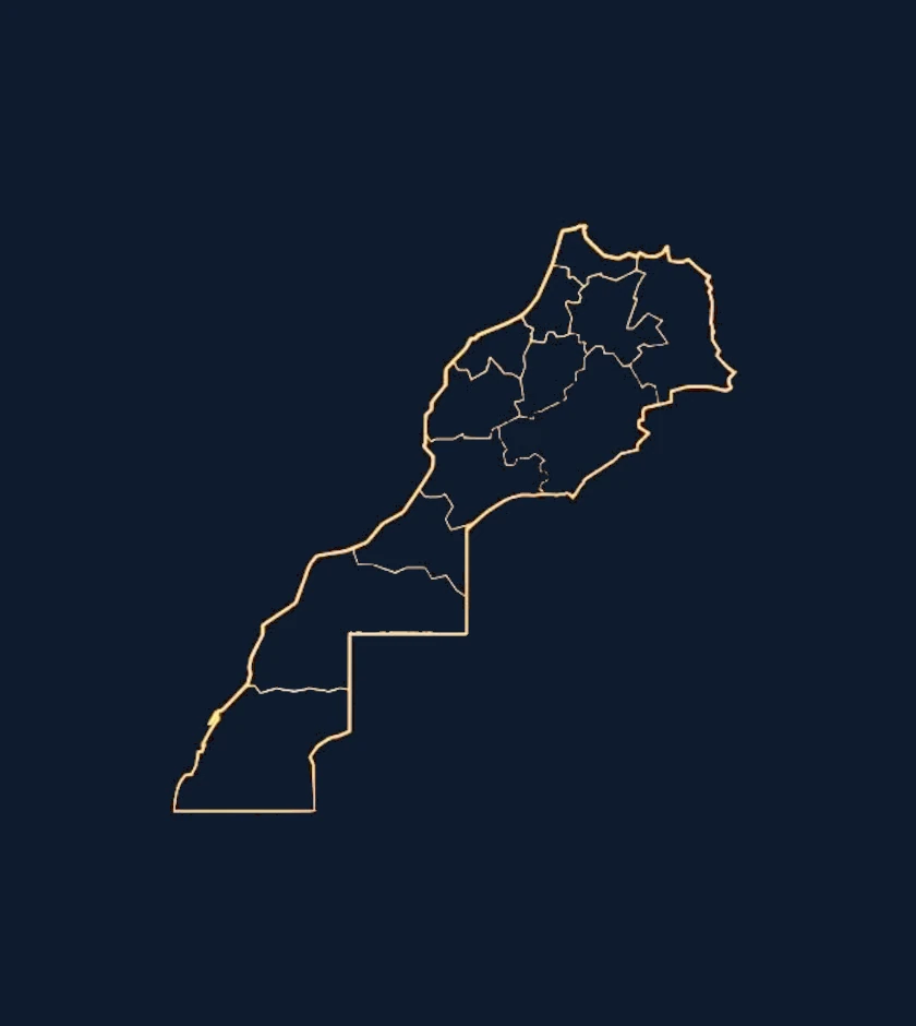 Carte du Maroc